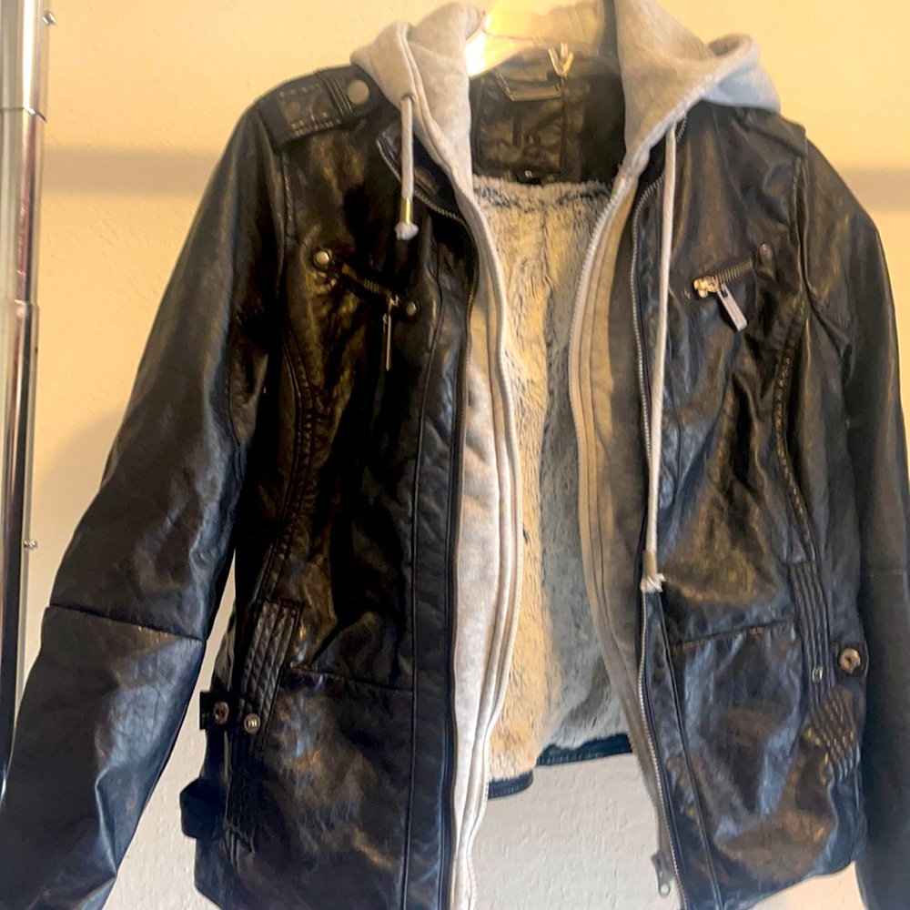Faux Leather Jacket